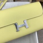 Hermes Constance Long Togo Wallet Yellow, Silver Toned Hardware Bag For Women, Women's Handbags, Shoulder Bags 8.1in/21cm - Image 8