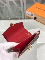 Louis Vuitton Pallas Compact Wallet Combines Monogram Canvas Red For Women, Women's Wallet 13cm LV M67478 - Image 4
