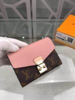 Louis Vuitton Pallas Compact Wallet Combines Monogram Canvas Pink M67478 - Image 7