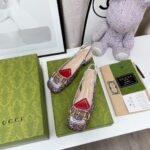 Gucci Lovelight Slingback With Horsebit Multicolor For Women GG - Image 4