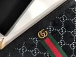 Gucci Off The Grid Pouch Black With Red and Green Stripes With Gold Toned Hardware For Men, Men's Pouch 12in/31cm GG - Image 9