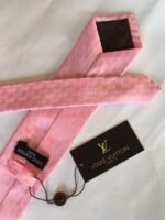 Louis Vuitton Classic Silk Tie Pink LV Men Tie - Image 2