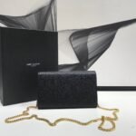 Saint Laurent Uptown Chain Wallet Black 6077881GF0J1000 - Image 3