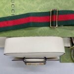 Gucci Horsebit 1955 Mini Bag White 658574 18YSG 9068 - Image 9