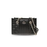 Gucci GG Marmont Small Tote Bag Black 681483 UM8BN 1000