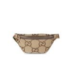Gucci Jumbo GG Belt Bag Camel And Ebony Jumbo 696031 UKMDG 2570
