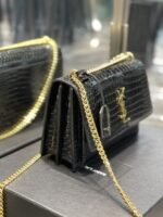 Saint Laurent Sunset Medium Chain Bag Black 442906DND0J1000 - Image 3