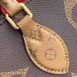 Louis Vuitton OnTheGo MM Tote Bag 13.8in/ 35cm Monogram Reverse Canvas Gold Hardware For Women M45321 - Image 5