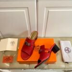 Hermes Candy Sandal Red For Women, Women's Shoes H211071Z - Image 4