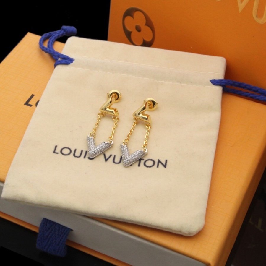 327fb4e2.jpeg Louis Vuitton Volt Upside Down Earrings - Image 1