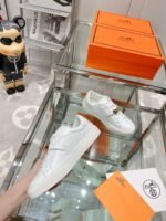 Hermes Day Sneaker White For Men H212257Z 90360 - Image 6