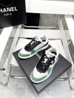 Chanel Sneakers White/Green For Women, Women's Shoes - Image 3