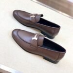Hermes Paris Loafers Brown For Men - Image 6