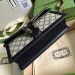 Gucci Dionysus Small Shoulder Bag 10in/ 25cm Beige/ Blue GG Supreme Canvas Antique Silver Hardware For Women 499623 K9GSN 4075 - Image 7