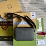 Gucci Shoulder Bag With Interlocking G Black 703468 92THF 1000 - Image 5