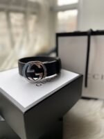 Gucci Reversible Gucci Signature Belt Black GG, ‎473030 CWCWN 1070 - Image 2