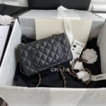 Chanel Mini Classic Handbag Black - Image 2