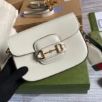Gucci Horsebit 1955 Mini Bag White 658574 18YSG 9068 - Image 8