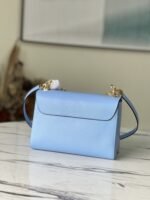 Louis Vuitton Twist MM Monogram Flower Bleu Nuage Blue M59627 - Image 2