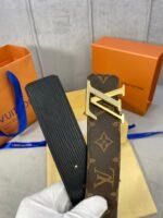 Louis Vuitton LV Diamond Reversible Belt Monogram Canvas, LV Belt
