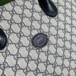 Gucci Tote Bag With Interlocking G Beige And Blue - Image 2