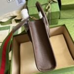 Gucci Jumbo GG Mini Tote Bag Camel And Ebony 699406 UKMDG 2570 - Image 3
