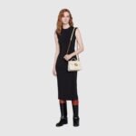 Gucci GG Marmont Mini Top Handle Bag White 547260 DTDIT 9022 - Image 2