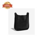 [True-to-ORIGINAL] Hermes Evelyne III 29 Bag Black With Silver-Toned Hardware For Women, Women's Shoulder And Crossbody Bags 11.4in/29cm H056277CK89 - Image 3