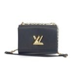 Louis Vuitton Twist MM Monogram Flower Black M59402