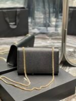 Saint Laurent Kata Medium Chain Bag Black With Tassel 354119BOW0J1000 - Image 4