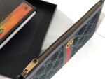 Gucci Off The Grid Pouch Black With Red and Green Stripes With Gold Toned Hardware For Men, Men's Pouch 12in/31cm GG - Image 5