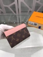 Louis Vuitton Pallas Compact Wallet Combines Monogram Canvas Pink M67478 - Image 6