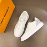 Louis Vuitton Rivoli Sneaker Monogram Metallic Canvas White For Men LV - Image 3