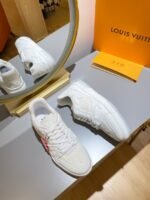Louis Vuitton Trainer Sneaker White Virgil Abloh For Men LV - Image 7