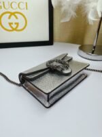 Gucci Dionysus Super Mini Shoulder Bag 6.5in/ 17cm Silver Palladium Hardware For Women 476432 1TRBN 8173 - Image 5