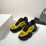 Prada Cloudbust Thunder Sneakers Yellow/Black For Women 2.4in/60mm PRD 2EG293_3LFV_F0010