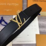 Louis Vuitton LV Malletier Belt Epi Gold Toned Hardware LV Women Belt  - Image 5