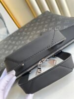 Louis Vuitton Briefcase Explorer Monogram Eclipse Canvas For Men, Men's Bags, Shoulder And Crossbody Bags 15.4in/39cm LV M40566 - Image 8