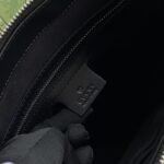Gucci Black Messenger Black/Grey GG Supreme Canvas Blue And Red Web 474139 K5ICN 1095 - Image 7
