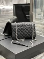 Saint Laurent Small Bag Black In Mix Matelasse 600195BOW921000 - Image 8