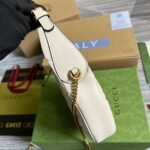 Gucci Marmont Half Moon Shaped Mini Bag White 699514 DTDHT 9022 - Image 5