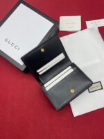 Gucci Horsebit 1955 Card Case Wallet Black Women’s Wallet 11cm/4.3in GG ‎621887 0YK0G 1000 - Image 8