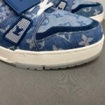 Trainer Sneaker Blue Denim For Men - Image 6