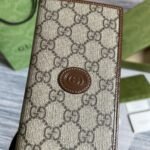 Gucci Marmont Long ID Wallet With Interlocking G Brown For Men 7in/18cm GG - Image 2