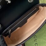 Gucci GG Marmont Small Shoulder Bag Black 443497 UM8AN 1000 - Image 3
