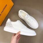 Louis Vuitton Rivoli Sneaker Monogram Metallic Canvas White For Men LV - Image 2