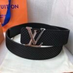 Louis Vuitton Initiales LV Belt Damier Black With Silver Buckle LV Belt - Image 2