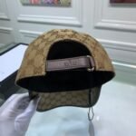 Gucci Canvas Baseball Hat Brown GG Hat - Image 2