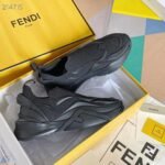 Fendi Flow Black Sneakers For Men 7E1504AHI8F0ABB - Image 8