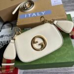 Gucci Blondie Small Shoulder Bag 8.7in/ 22cm White Gold Hardware For Women‎ ‎698643 UXXAG 9161 - Image 5